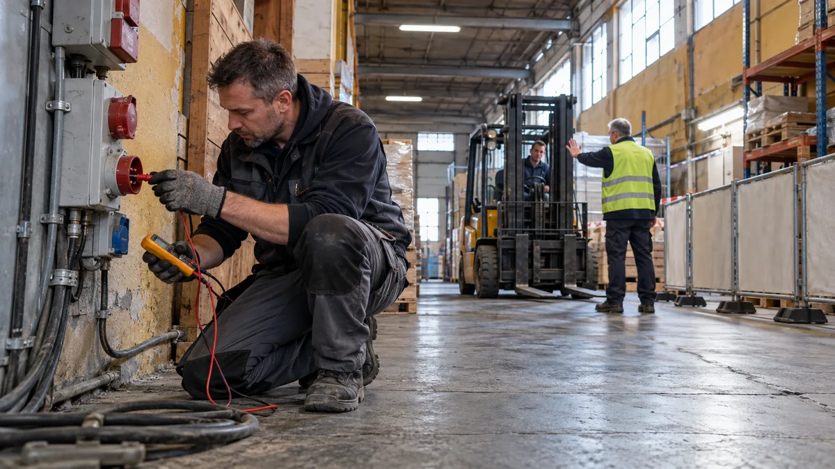 Jak probíhá revize elektroinstalace ve firmě